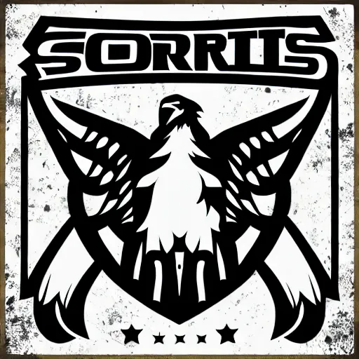 Image similar to sports logo detailed vector eagle