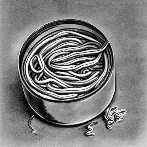 Image similar to can of worms