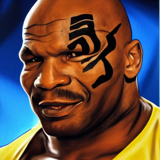 Prompt: Portrait of Mike tyson as Pikachu