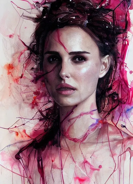 Image similar to nathalie portman by agnes cecile