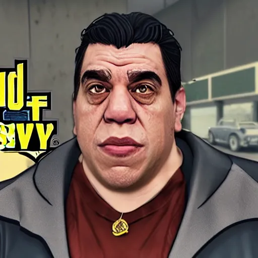 Image similar to Joey Diaz as a Grand Theft Auto 5 character