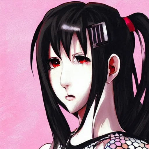 Image similar to high quality art of tifa lockhart in harajuku fashion, trending on artstartion