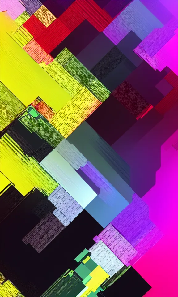 minimalist abstract hd phone wallpaper, cyberpunk