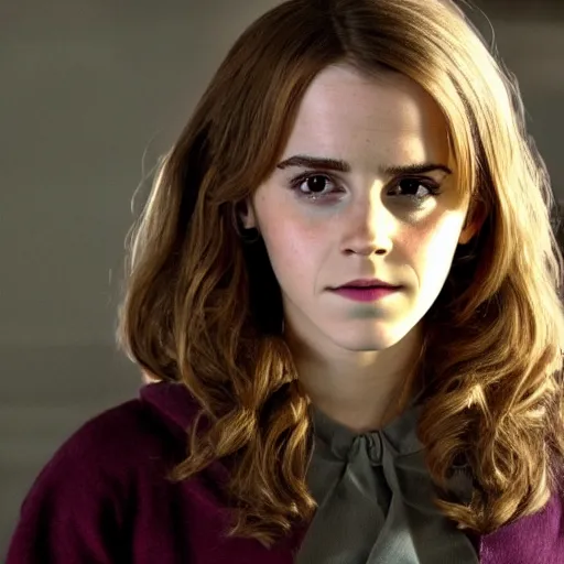 Prompt: emma watson as hermione granger in the avengers