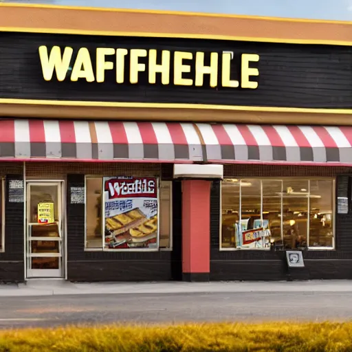 Image similar to wafflehouse professional advertising photography