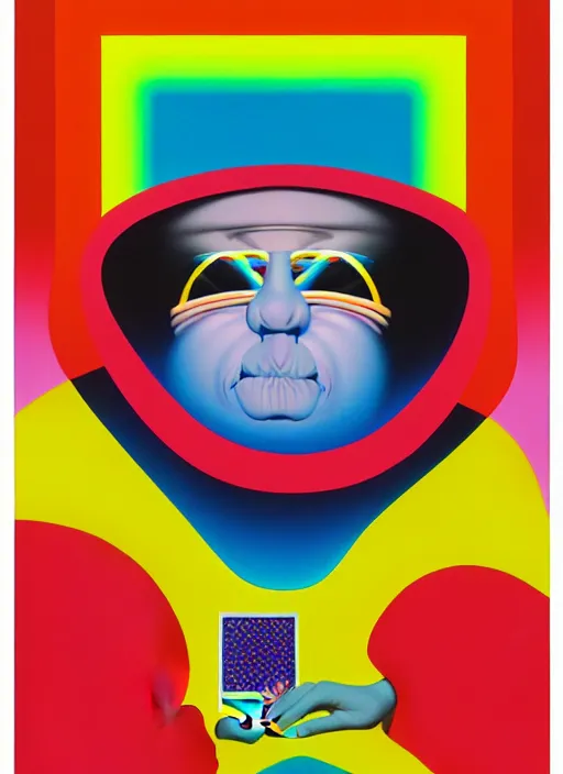 Image similar to poker card by shusei nagaoka, kaws, david rudnick, airbrush on canvas, pastell colours, cell shaded!!!, 8 k