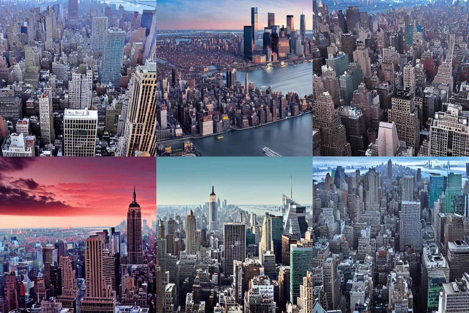 Prompt: a picture of New York city on August 13th, 2029