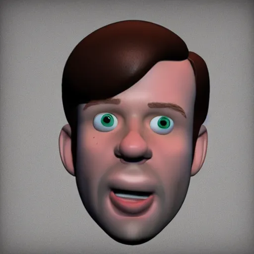 Image similar to 3d print of Andrew Tate in pixar style