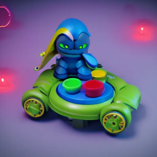 Image similar to product photo of the fisher price grimoire toy, octane render, unreal engine 5, light transport simulation