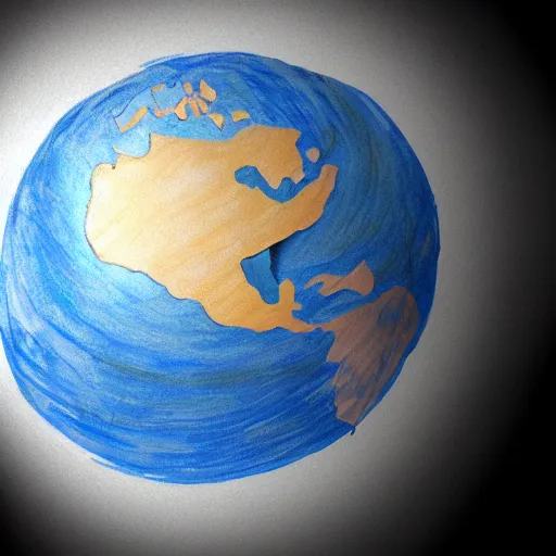 Image similar to globe earth drawing sketch, trending on artstation, cgsociety