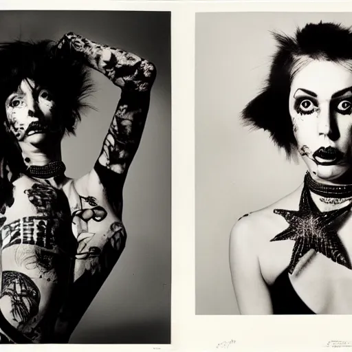 Image similar to Punk girl by Richard Avedon