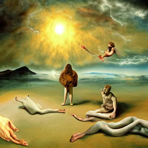 Image similar to the rapture, surrealism