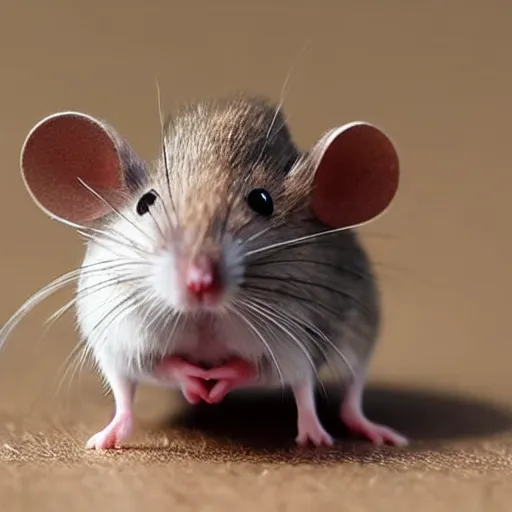 Image similar to a little mouse as the king of the united kingdom