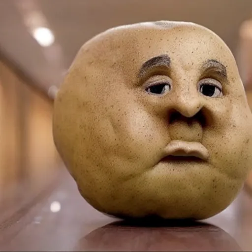 Image similar to a potato that looks like benjamin netanyahu