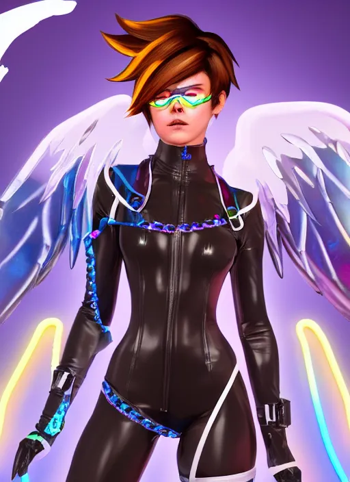 NeoArtCorE Arts - Tracer skin Overwatch Anniversary 2018, included in May's  rewards. Patreon ▻  more  High-res, Steps, PSDs #Tracer #OVERWATCH #Fanart #NeoArtCorE