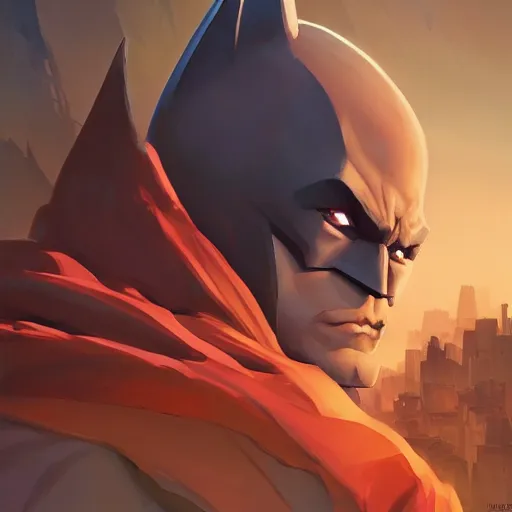 Image similar to hero world batman, behance hd by jesper ejsing, by rhads, makoto shinkai and lois van baarle, ilya kuvshinov, rossdraws global illumination