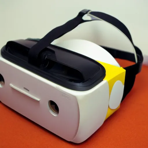 Image similar to a 1 9 7 0 s product photo of a vr headset manufactured by viewmaster.