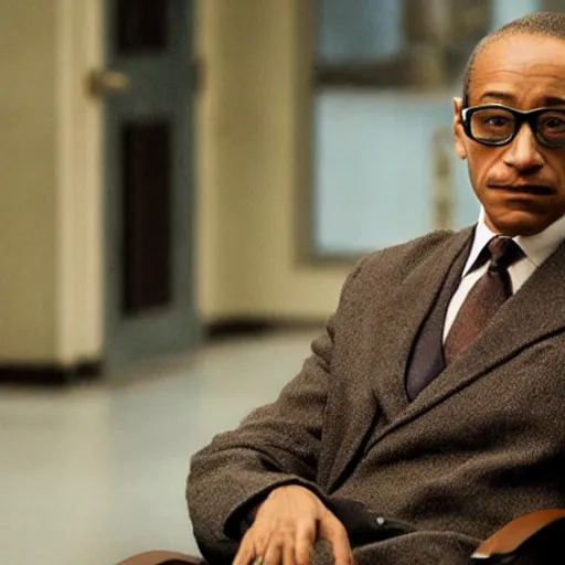 Image similar to Gus Fring as Professor X in a new X-Men movie