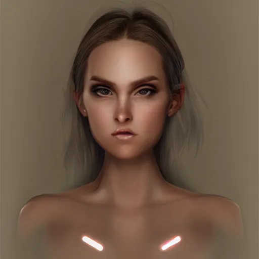 Image similar to literally a glowing girl, high details, high modernization, high stylization, dynamic lighting ultra mega super hyper realistic