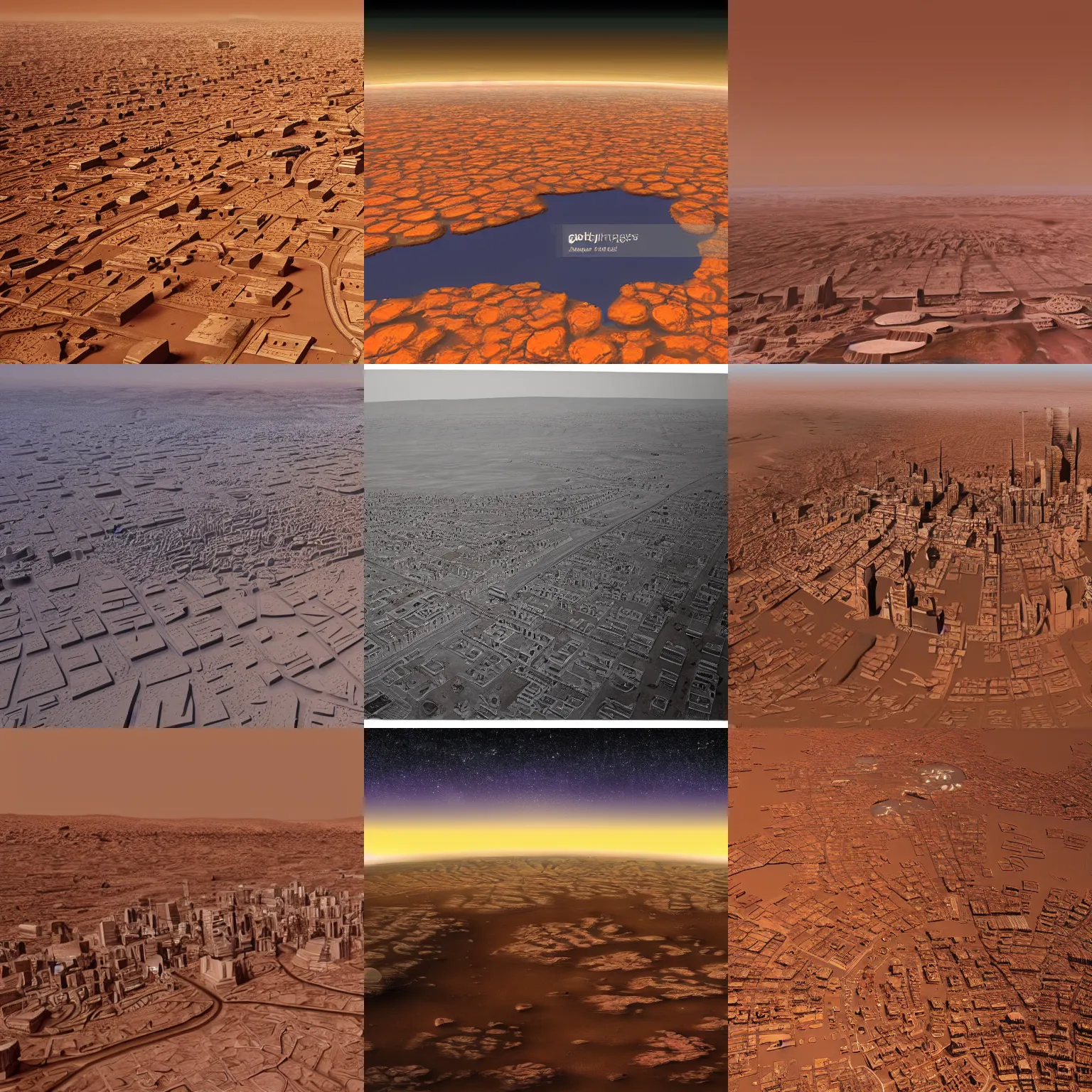 Image similar to city in mars