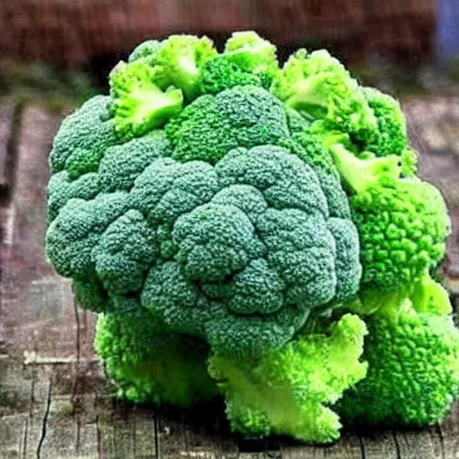 Image similar to the fusion between a broccoli and a sheep, broccoli sheep