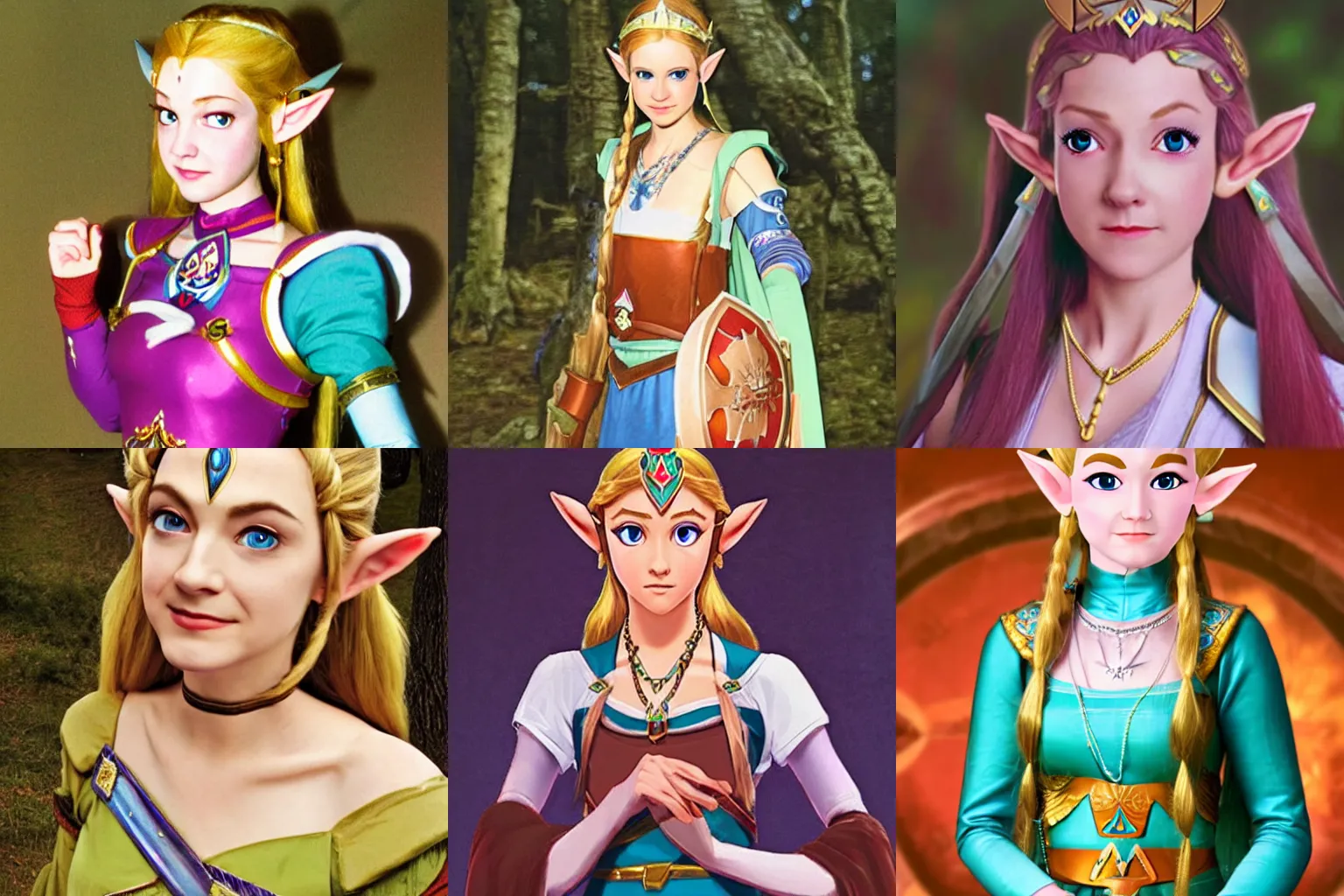 Prompt: photo of princess zelda as a real person