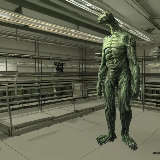 Prompt: abomination in biolab, ultra realistic, 8 k