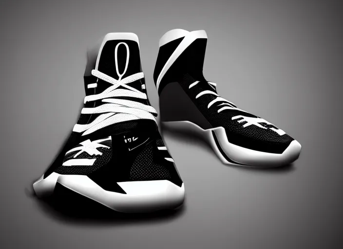 Prompt: basketball sneakers concept of professor x, trending on artstation, smooth, sharp focus