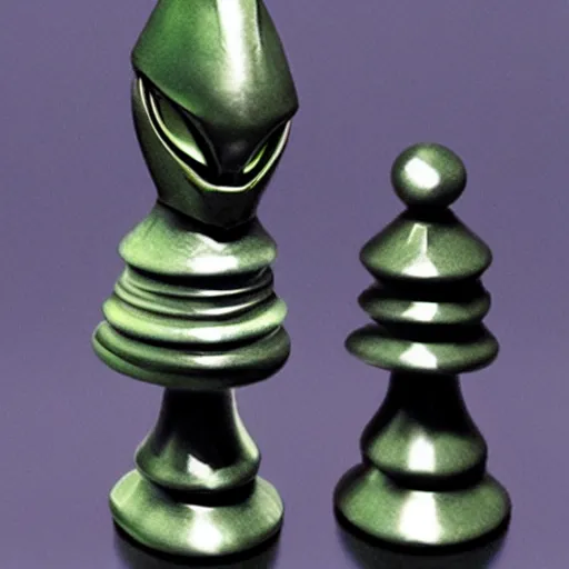 Image similar to Alien chess piece