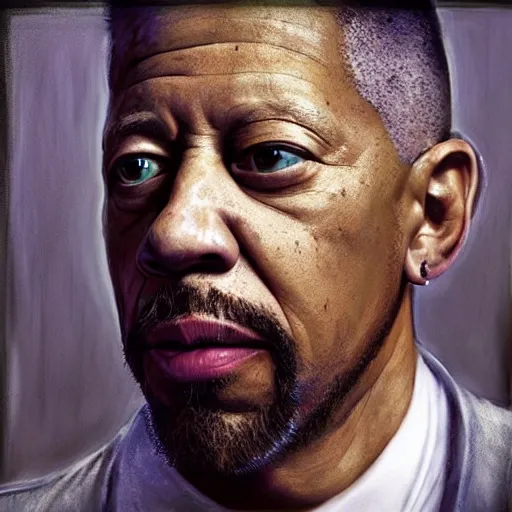 Prompt: hyperrealistic mixed media high resolution painting of Benjamin Hammond Haggerty Macklemore (Morgan Freeman), stunning 3d render inspired art by István Sándorfi and Greg Rutkowski and Unreal Engine, perfect facial symmetry, dim volumetric lighting, 8k octane beautifully detailed render, full body shot, post-processing, extremely hyper-detailed, intricate, epic composition, highly detailed attributes, highly detailed atmosphere, cinematic lighting, masterpiece, trending on artstation, very very detailed, masterpiece, stunning, flawless completion, lifelike texture, perfection,