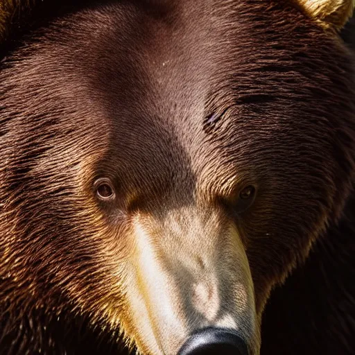 Image similar to a bear, 8 k, insanely detailed, realistic, elegant, studio photography