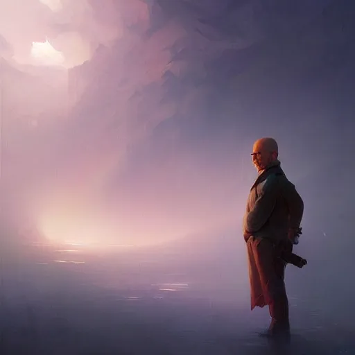 Prompt: ''cinematic shot'''' portrait'' lego walter white made by ivan aivazovsky, peter mohrbacher, greg rutkowski volumetric light effect broad light oil painting painting fantasy art style sci - fi art style realism premium prints available artwork unreal engine