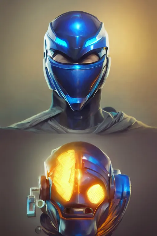 Image similar to epic mask helmet robot ninja portrait stylized as fornite style game design fanart by concept artist gervasio canda, behance hd by jesper ejsing, by rhads, makoto shinkai and lois van baarle, ilya kuvshinov, rossdraws global illumination radiating a glowing aura global illumination ray tracing hdr render in unreal engine 5