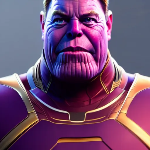 Prompt: a portrait of elon musk as thanos, the pixar adaptation, with same hairstyle, full body shot, hyper detailed, digital art, trending in artstation, cinematic lighting, studio quality, smooth render, unreal engine 5 rendered, octane rendered