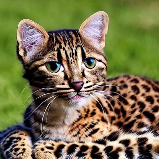 Image similar to a leopard cat called leonard