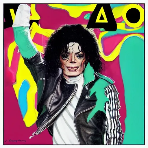 Image similar to album art for a new posthumous michael jackson cover, dark skinned, anatomically correct face, pleasing face, beautiful, artistic, colourful highly detailed well shaded expressive album cover