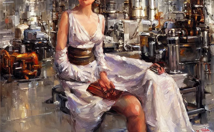 Prompt: Industrial complex by Konstantin Razumov, highly detailded