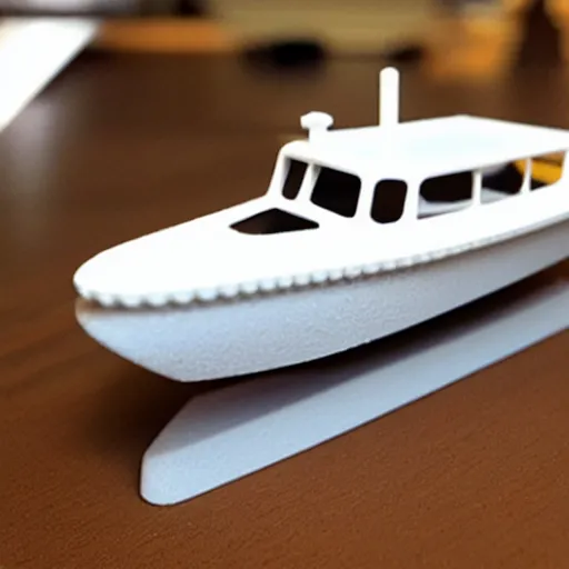 Image similar to 3 d printed benchy boat