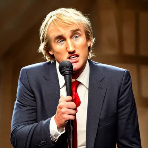 Image similar to owen wilson as Donald Trump