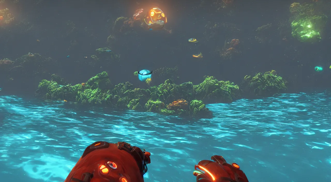 Image similar to subnautica underwater screenshot