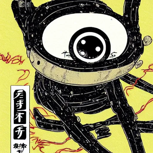 Image similar to pepe the frog by tsutomu nihei award - winning manga