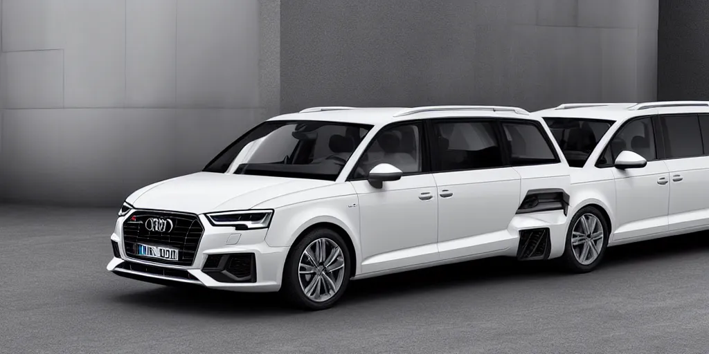 Image similar to “2022 Audi Minivan, ultra realistic, 4K”