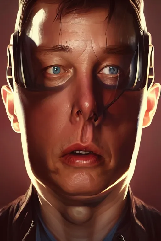 Image similar to elon musk as marty mcfly, realistic portrait, symmetrical, highly detailed, digital painting, artstation, concept art, smooth, sharp focus, illustration, cinematic lighting, art by artgerm and greg rutkowski and alphonse mucha