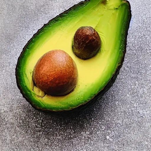 Image similar to avocado like salt and pepper
