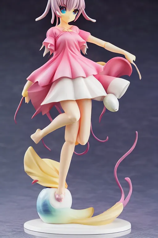 Image similar to figurine of cosmic horror wearing an elegant summer blouse, personification, official store photo, commercial photo, featured on amiami, 8 k, 8 5 mm, beautiful composition