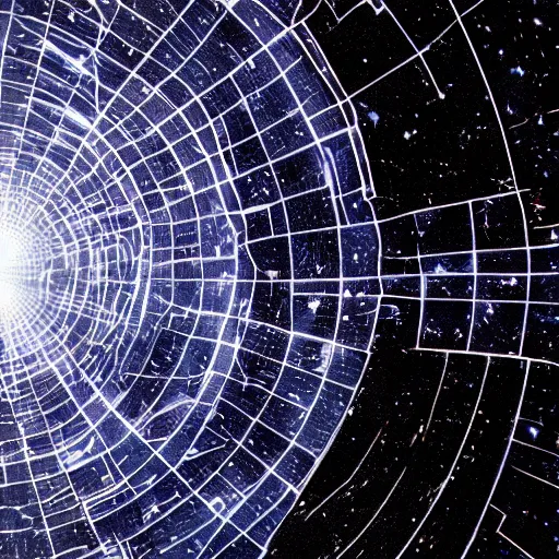 Prompt: Liminal space in outer space, Data Visualization
