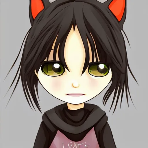 Image similar to illustration with a character from www. catsuka. com