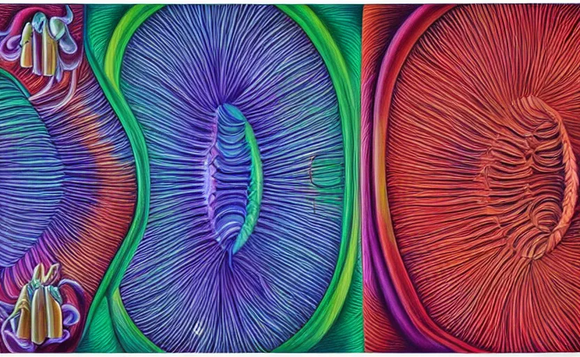 Prompt: a Photorealistic dramatic hyperrealistic peonys by Alex Grey