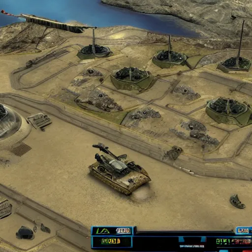 Image similar to viewed from a Tesla tank in Command and Conquer Red Alert 3