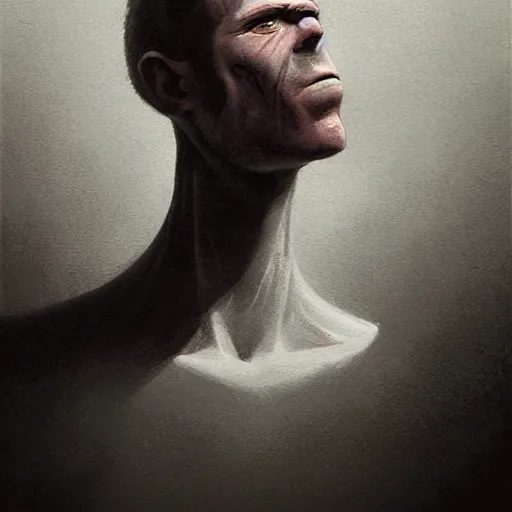 Image similar to portrait of character noseless noseless noseless noseless noseless without a nose without a nose without a nose without a nose missing his nose missing his nose missing his nose missing his nose missing his nose missing his nose, cut nose cut nose cut nose cut nose, by Greg rutkowski